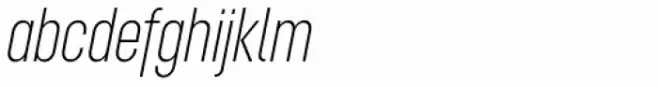 Opinion Pro Extra Condensed Extra Light Italic