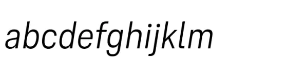 Ordina Condensed Light Oblique