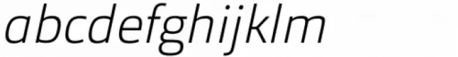 Orgon Plan Extra Light Italic