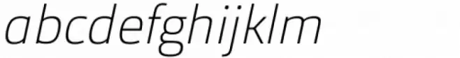 Orgon Plan Thin Italic