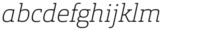 Orgon Slab Thin Italic