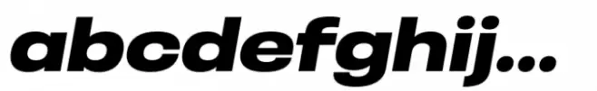 Otoiwo Grotesk Extended Extra Bold Italic