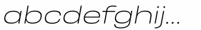Otoiwo Grotesk Wide Extra Light Italic