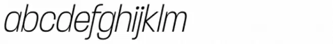 Paralucent Cond ExtraLight Italic
