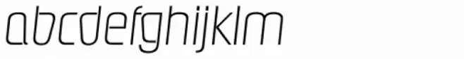 Pasadena Serial ExtraLight Italic