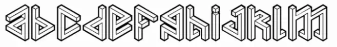 PENROSE Geometric Outline Bold