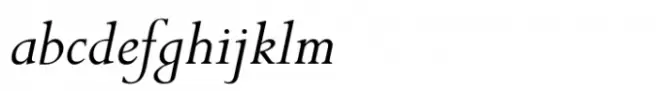 Perpetua Hellenic Std Regular Italic