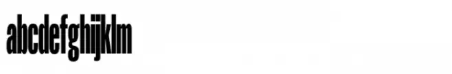 PG Gothique Compressed SemiBold