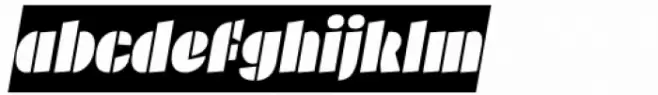 Plakato Pro Stencil Italic