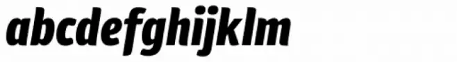 Plantago Condensed Black Italic