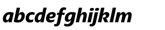 Plau Redonda Condensed Bold Italic