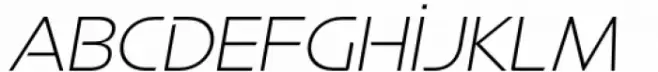 Plena Extra Light Italic