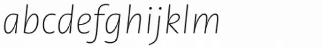 PMN Caecilia Sans Pro Text ExtraLight Italic