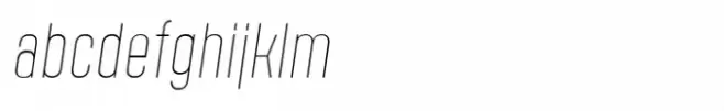 Polate Soft C3 Thin Italic