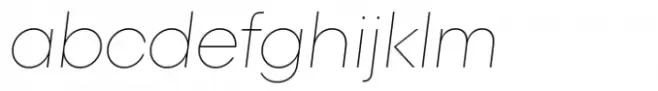 Polin Sans Hairline Italic