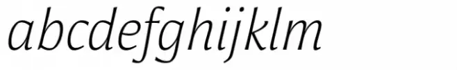 Ponta Text Light Italic