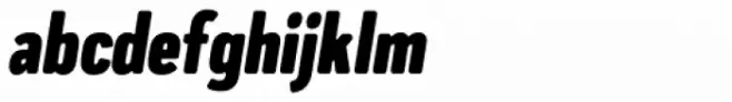 Praktika Rnd ExtraBold Condensed Italic