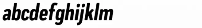 Praktika Round Bold Condensed Italic