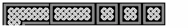 Prismatic Interlaces Decor Regular