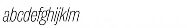 Publish Gothic Condensed Std Extralight Italic