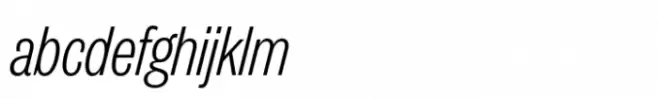 Publish Gothic Condensed Std Light Italic