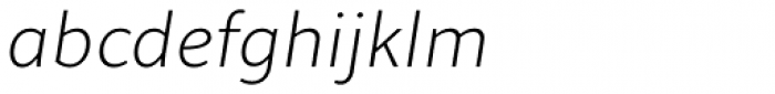 Quodlibet Sans Thin Italic