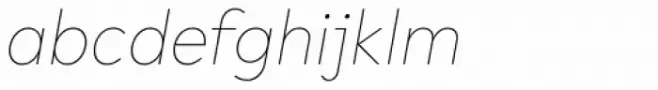 R-Flex Thin Italic