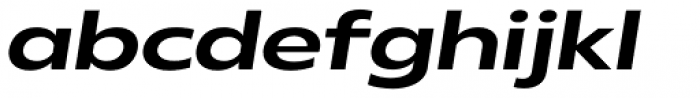 Radiate Sans Semi Bold Semi Expanded Italic