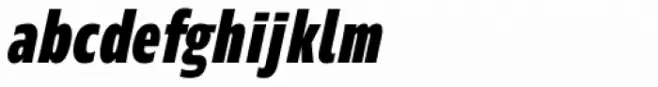 Ramston Medium Condensed Italic