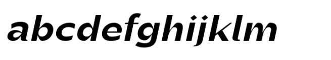 Randu Sans Extra Bold Italic