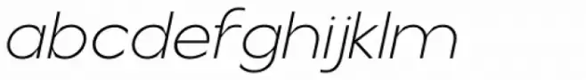 Reaktif Extra Light Italic