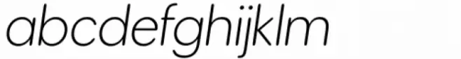 Redoneta Rounded ExtraLight Italic