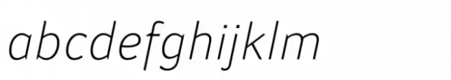 Rethink Thin Italic