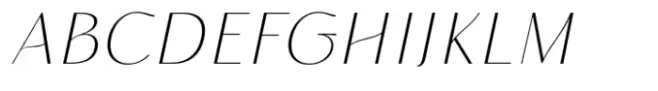 Rise of Beauty Light Italic