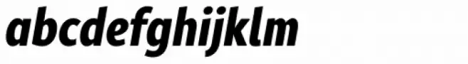 Rival Sans Narrow Extra Bold Italic