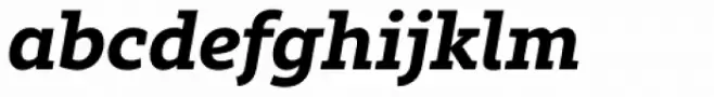 Rival Slab Bold Italic