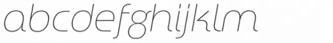 Rondana Thin Italic
