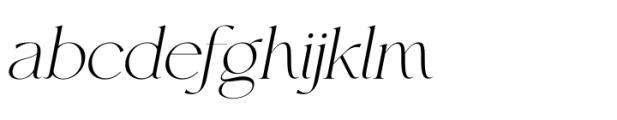 Royale Milano Extra Light Italic