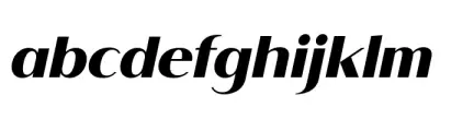 Saldo Extra Bold Italic