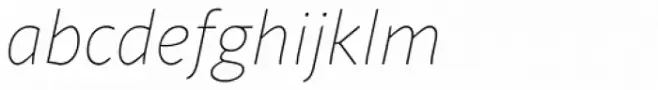 Sana Sans Thin Italic