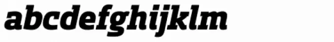 Sancoale Slab Black Italic