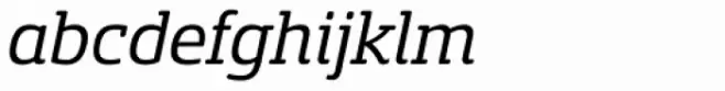 Sancoale Slab Soft Italic