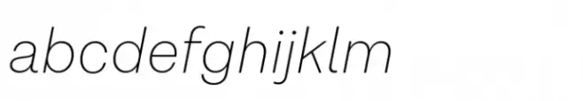 Santi ExtraLight Italic