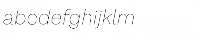 Santi Thin Italic