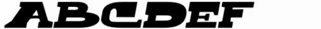 Scalter Semi Serif Expanded Slanted