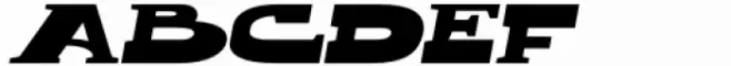 Scalter Serif Expanded Slanted