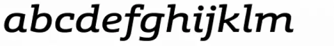Schnebel Slab Pro Expanded Medium Italic