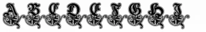 Schneidler Zierbuchstablen Lined