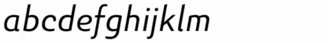 Senlot Sans Extended Book Italic