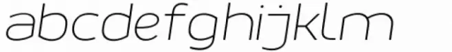 SF Liberty Expanded Hairline Italic
